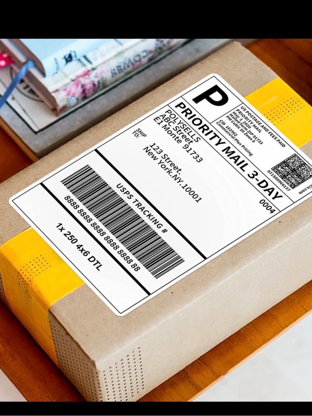 Direct Thermal Shipping Labels for Zebra & Rollo Printers, Fanfold 500 PCS 4x6” - Picture 14 of 16